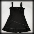 Sukienka mini Living Dead Souls XL czarna Punk Goth9.jpg