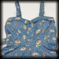 Sukienka Pin Up Retro XXL3XL niebieska w kwiaty 8.jpg