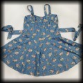 Sukienka Pin Up Retro XXL3XL niebieska w kwiaty 9.jpg