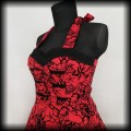 Sukienka Pin Up Hearts &amp; Roses L czerwona old school 4.jpg