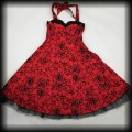 Sukienka Pin Up Hearts &amp; Roses L czerwona old school 91.jpg