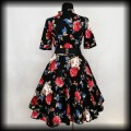 Sukienka Retro Dolly &amp; Dotty XL czarna kwiecista5.jpg