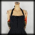 Sukienka Pin Up XS granatowa w groszki3.jpg