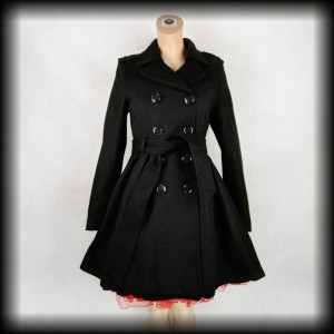 Płaszcz retro wełniany S/M