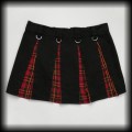 Spódnica mini punk goth M kratka D ringi5.jpg