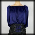 Bluzka hiszpanka gorsetowa S granat2.jpg