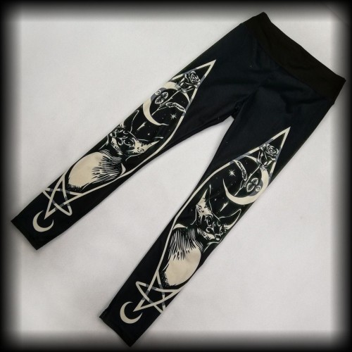 Legginsy goth occult S kot.jpg