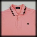 Polo Fred Perry XL różowe z czarną lamówką2.jpg