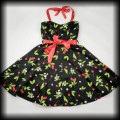 Sukienka Pin Up Hearts &amp; Roses XL wisienki wiązana na szyi6.jpg
