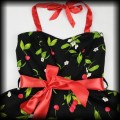 Sukienka Pin Up Hearts &amp; Roses XL wisienki wiązana na szyi8.jpg