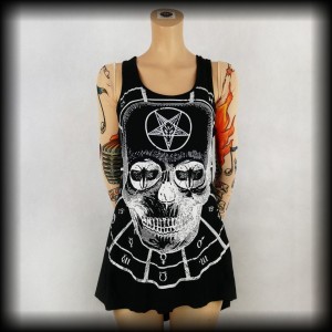 Tunika Banned S-L czacha z pentagramem
