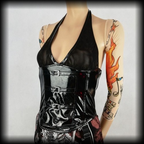 Gorset czarny S Ann Summers z lacku2.jpg