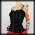Koszulka goth steam punk M Spin Doctor gorsetowa2.jpg