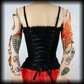 Koszulka goth steam punk M Spin Doctor gorsetowa3.jpg