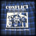 Koszula Conflict XLXXL DIY punk niebieska flanela w kratę4.jpg