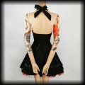 Sukienka Goth Hearts &amp; Roses XS gorsetowa4.jpg