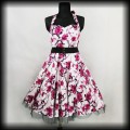 Sukienka Pin Up Hearts &amp; Roses 3XL biała w różowe kwiaty.jpg