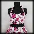 Sukienka Pin Up Hearts &amp; Roses 3XL biała w różowe kwiaty 3.jpg
