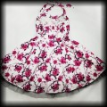 Sukienka Pin Up Hearts &amp; Roses 3XL biała w różowe kwiaty 92.jpg