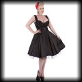 Sukienka Pin Up Hearts &amp; Roses XS czarna satynowa.jpg