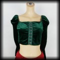 Bluzka aksamitna gorsetowa ML crop top goth victorian2.jpg