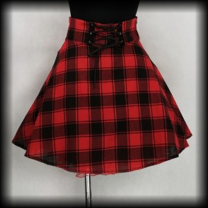 Spódnica goth punk kratka M