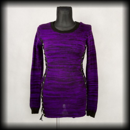 Sweter goth punk M Heartless długi 2.jpg