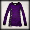 Sweter goth punk M Heartless długi 4.jpg
