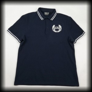 Polo ACAB L granatowe z białą lamówką A.C.A.B.