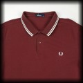 Polo Fred Perry XXL bordo z białą lamówką2.jpg
