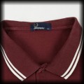 Polo Fred Perry XXL bordo z białą lamówką3.jpg