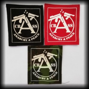 Naszywka Crass Anarchy & Peace (332)