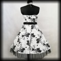 Sukienka Pin Up H&amp;R XL biała w kwiaty4.jpg