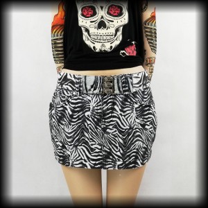 Spódnica mini M/L zeberka