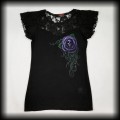 Bluzka Spiral Direct M czaszka w róży6.jpg