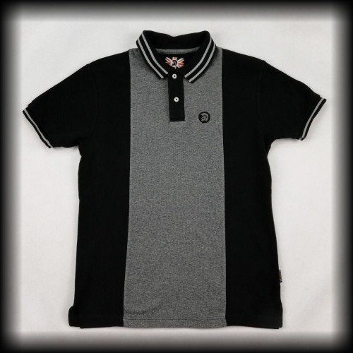 Polo Trojan Records L czarno szare rocksteady.jpg