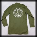Koszula Crass LXL DIY punk zielona wojskowa4.jpg