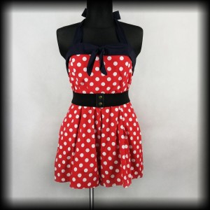 Kombinezon Pin Up XL Lindy Bop w groszki