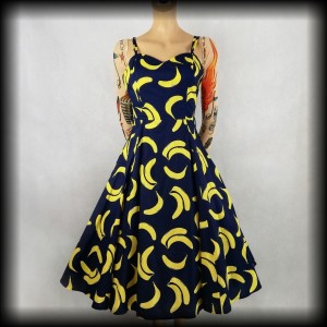 Sukienka Pin Up Aida Zak Collectif M bananowe love