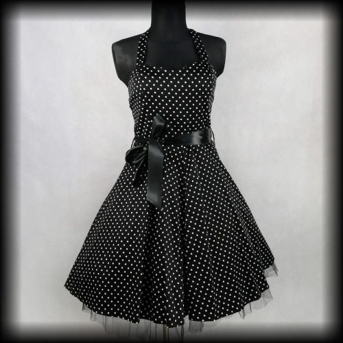Sukienka Pin Up Hearts &amp; Roses XL groszki.jpg