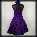 Sukienka Pin Up H&amp;R XL fioletowa old school5.jpg