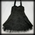 Sukienka mini Pin Up Punk H&amp;R L czarna old school 91.jpg