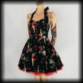 Sukienka mini Hell bunny S Pin Up cosmic zombie Psychobilly.jpg
