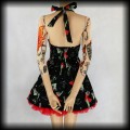 Sukienka mini Hell bunny S Pin Up cosmic zombie Psychobilly5.jpg