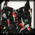 Sukienka mini Hell bunny S Pin Up cosmic zombie Psychobilly7.jpg