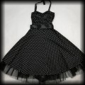 Sukienka Pin Up H&amp;R ML czarna w groszki9.jpg