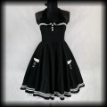 Sukienka Pin Up Hell Bunny ML Motley marynarska sailor.jpg