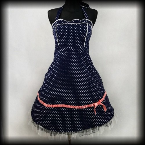 Sukienka Pin Up XL granatowa w groszki.jpg