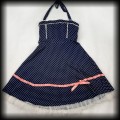 Sukienka Pin Up XL granatowa w groszki6.jpg