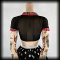 Bluzka crop top S czarna transparentna z kratką 3.jpg